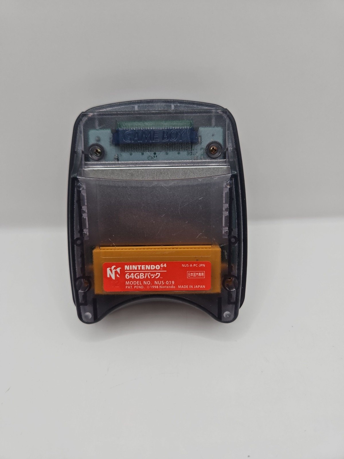 Nintendo64 N64 GB Pack Transfer Pak Controller Gameboy Genuine NUS-019 Japan