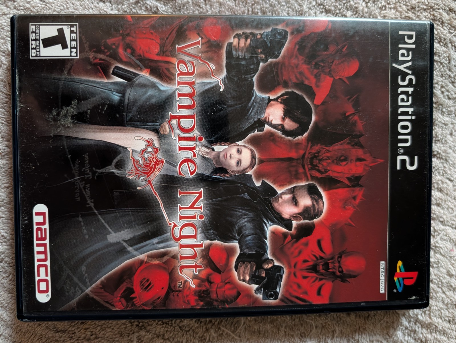 Namco Sony PS2 Vampire Night, Case+Disc+Manual T NTSC-U/C (US/Canada) CIB