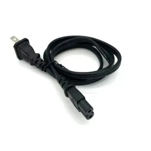 AC Power Cord/Cable for Sony Playstation 4 PS4 PS2 PS3/PS3 Slim 2-Prong Port 5FT