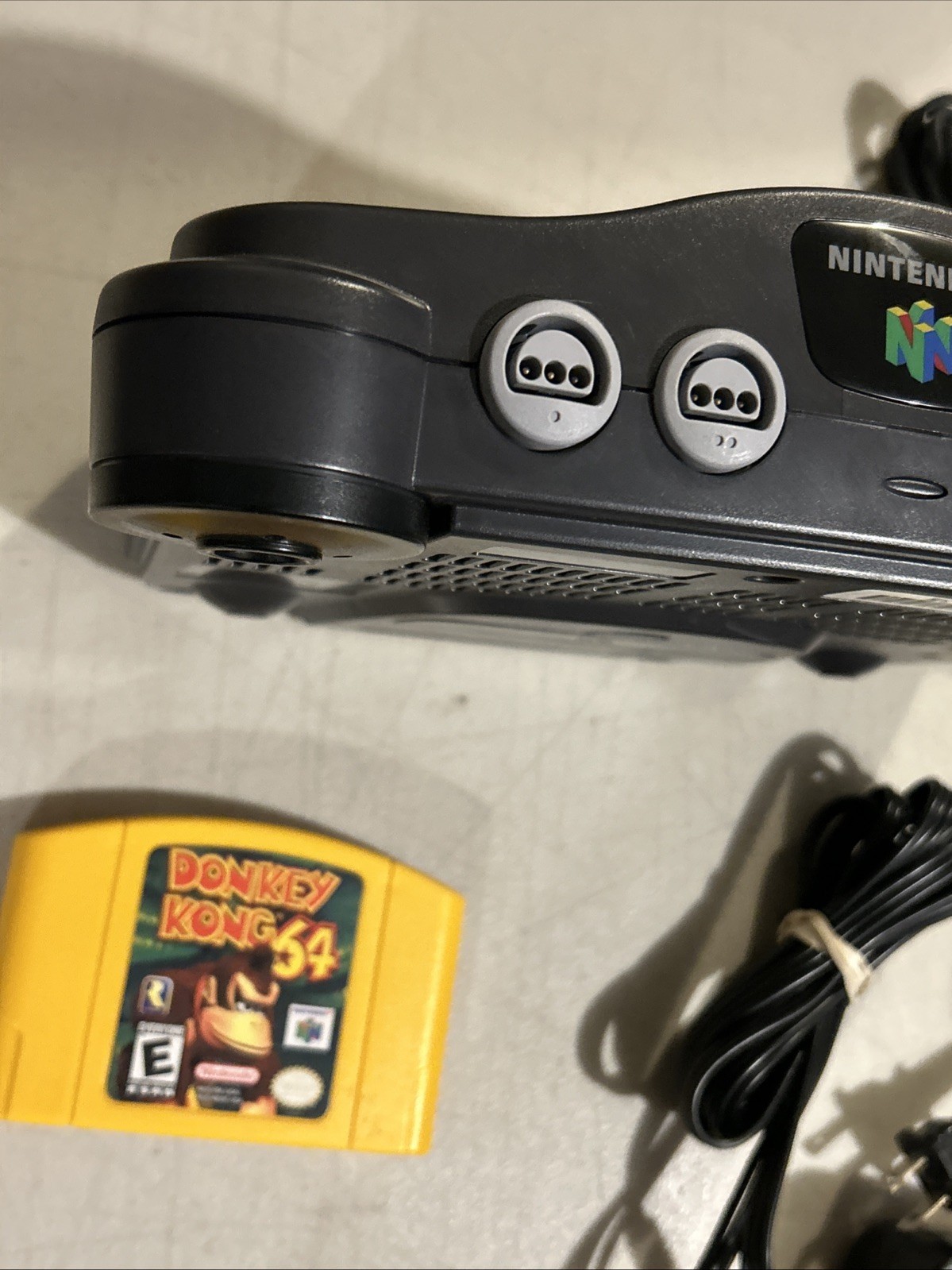 Nintendo 64 N64 Bundle W/ Expansion Pack & Donkey Kong 64 – Tested Tight Clean