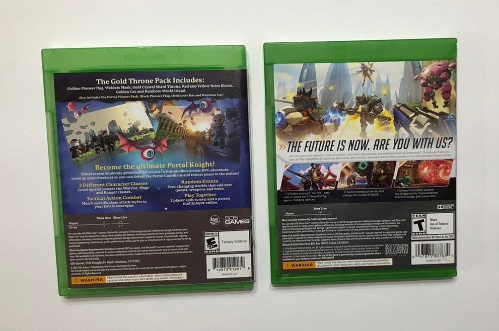 XBOX ONE GAME LOT OF (6) WITCHER 3 WILD HUNT EVOLVE MAFIA 3 PORTAL KNIGHTS