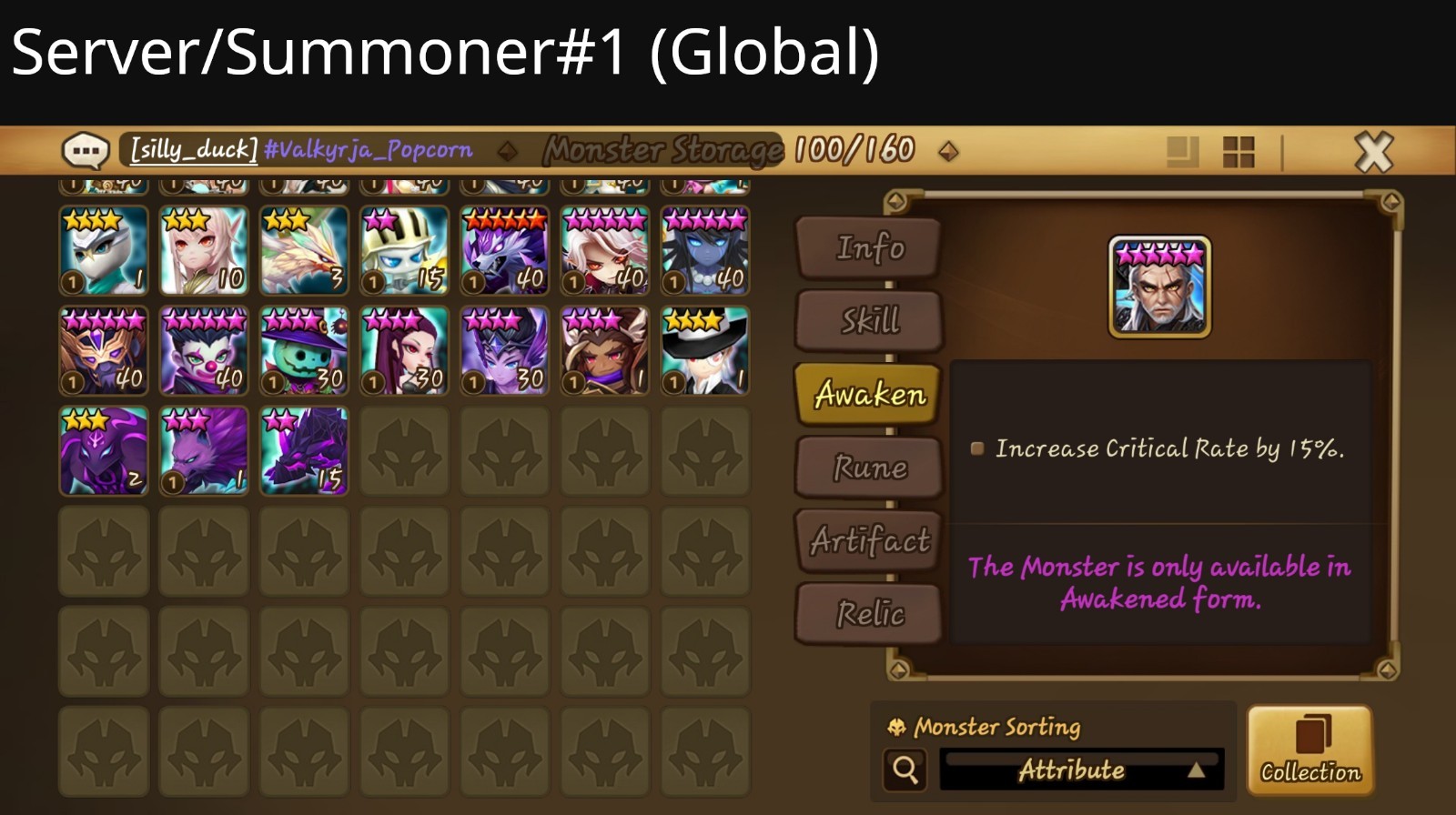 Summoners War Account, multiple servers {Global+Asia+Europe+China} 119LnD