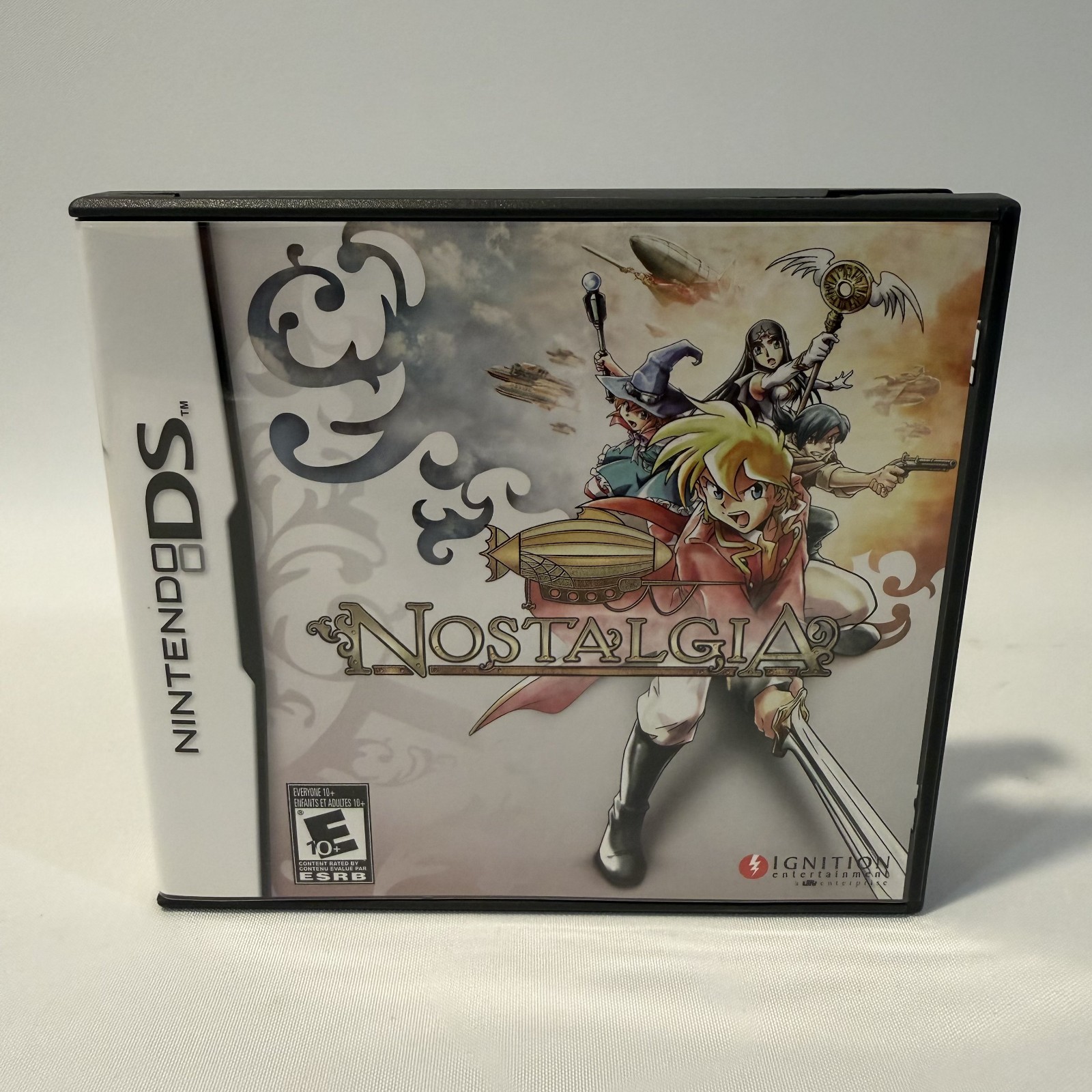 Nostalgia DS JRPG Fantasy Adventure Atlus Role Playing Video Game CIB Complete