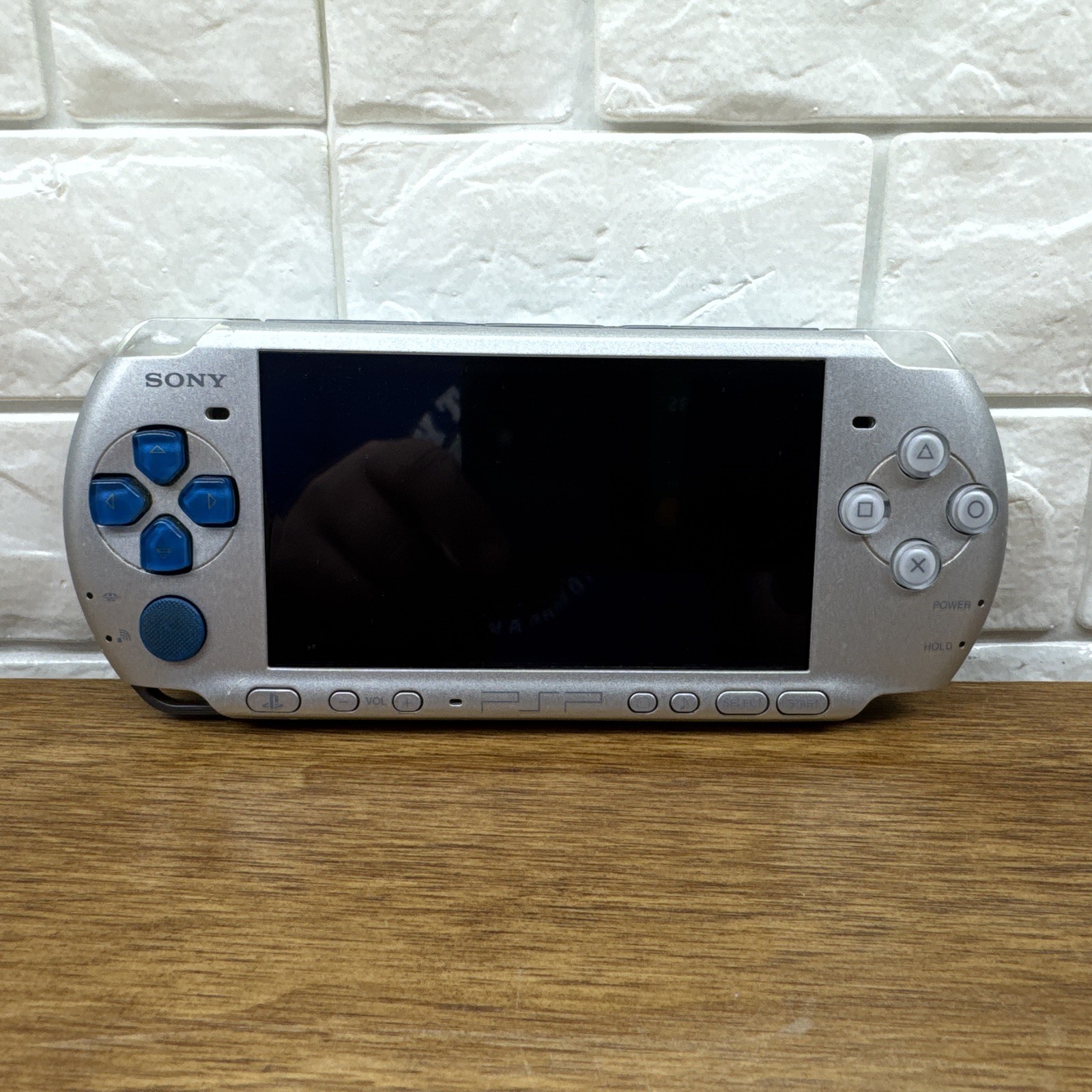 Sony PSP-3000 Portable Mystic Silver Handheld System Parts/Repair Untested
