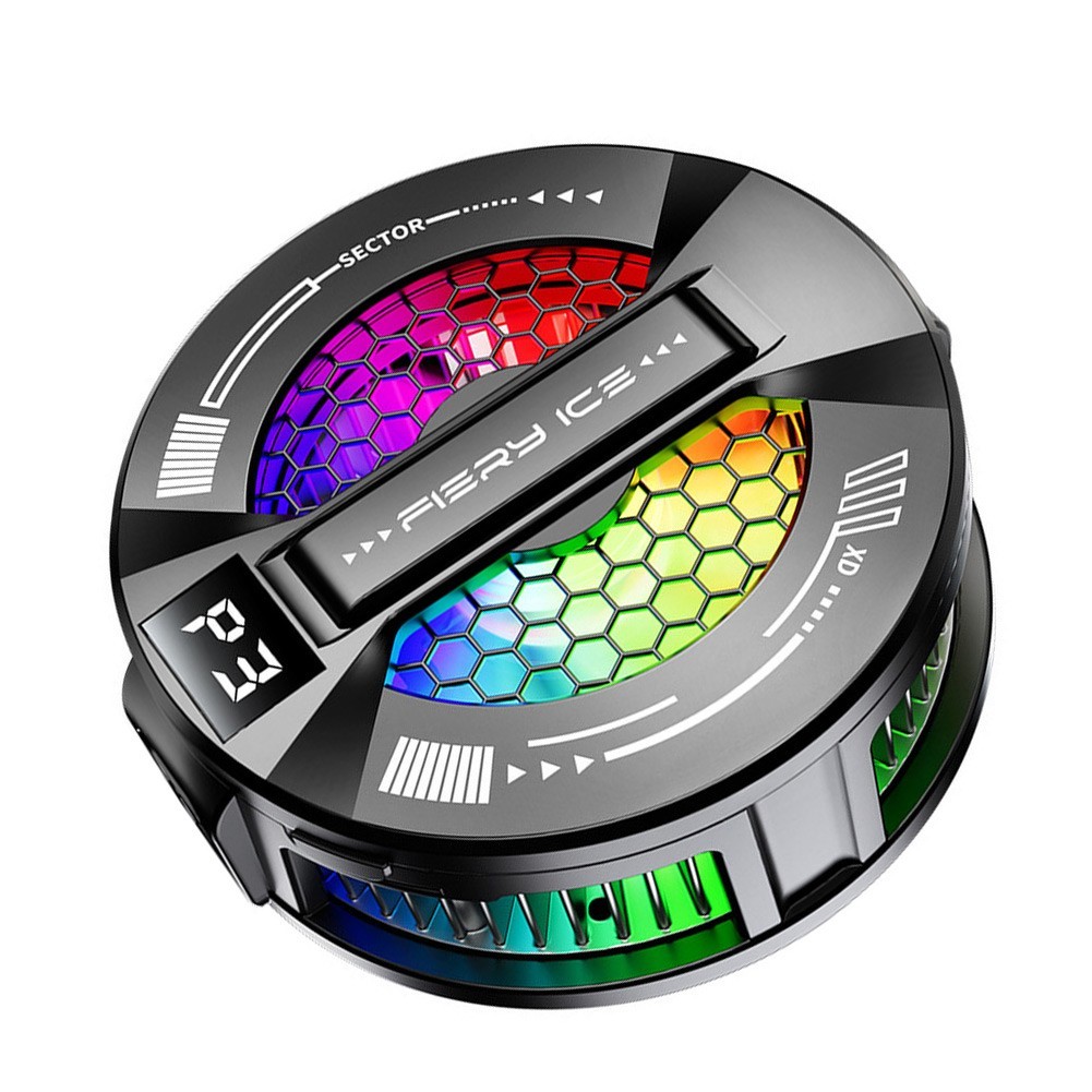 Magnetic Phone Cooler 60g Portable with Smart Temp Adjustment and RGB Effects