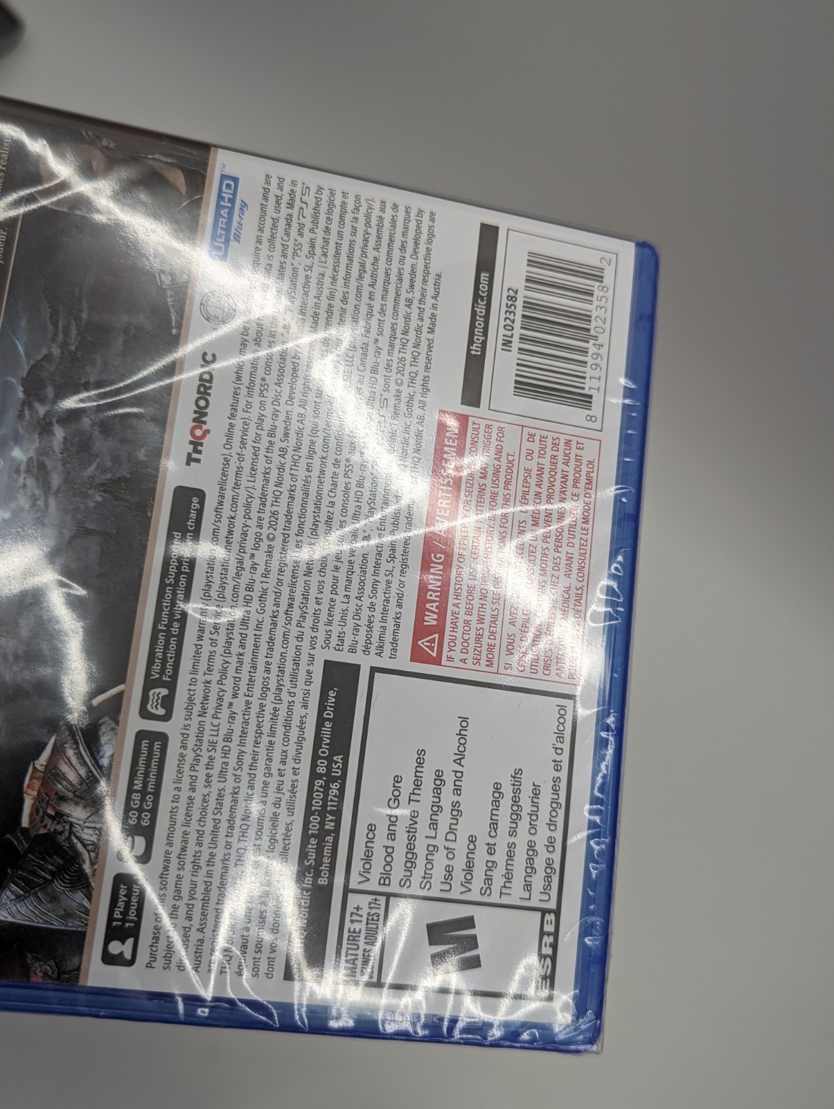 Gothic 1 Remake Sony PlayStation 5 USA Version *BRAND NEW* FACTORY SEALED