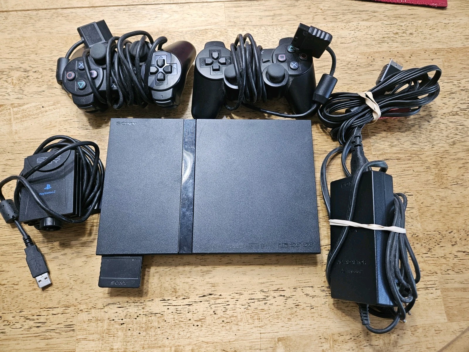 Sony PlayStation 2 Slim PS2 Black Console Gaming System SCPH-70012