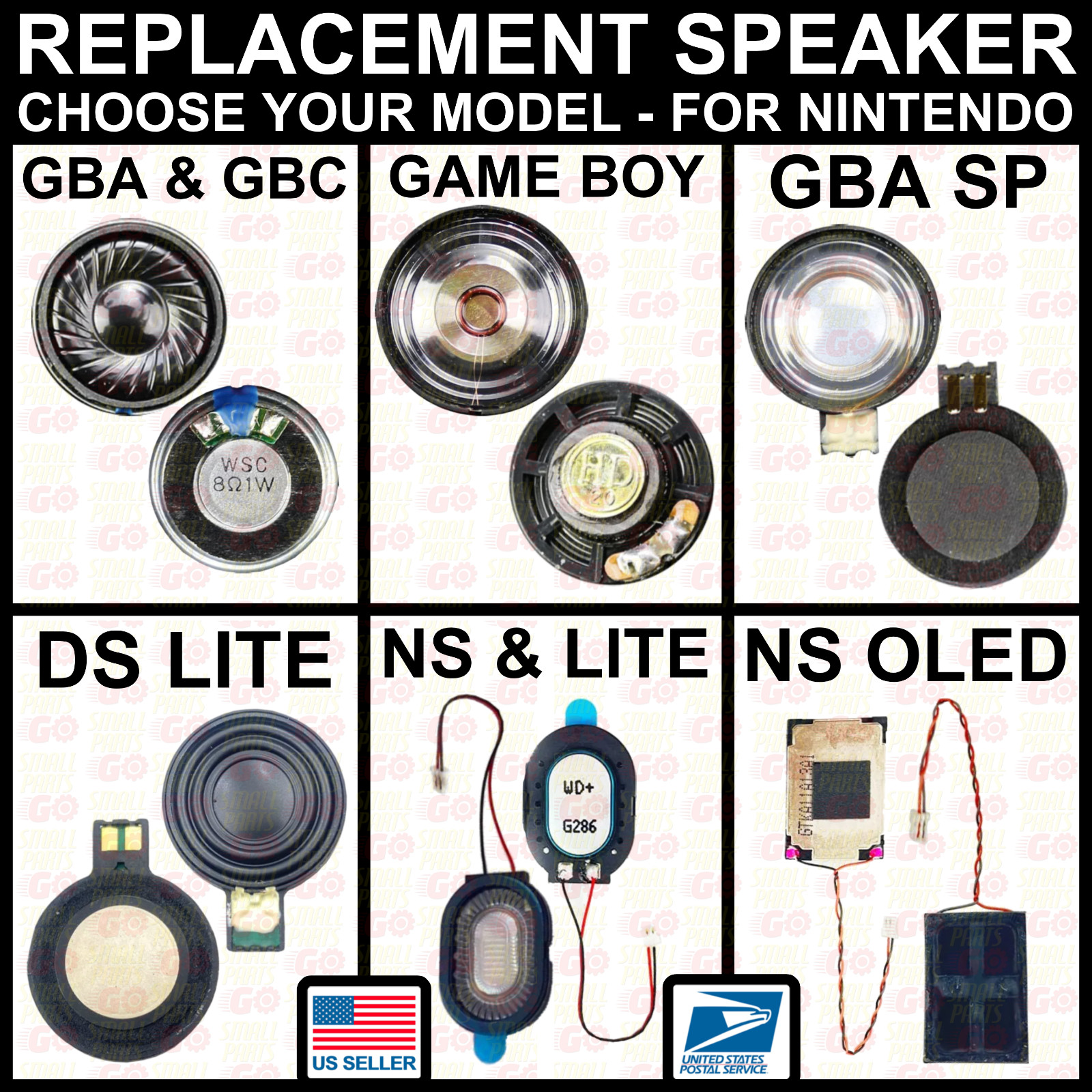 Speaker For Nintendo Switch/Lite/OLED/Game Boy/Color/Advance/GBC/GBA/SP/DS Lite