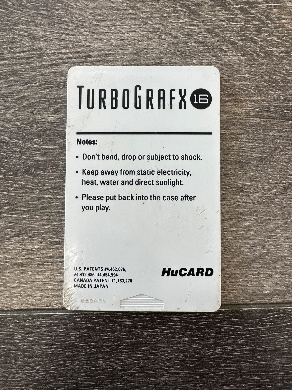 China Warrior (TurboGrafx-16, 1989) card only