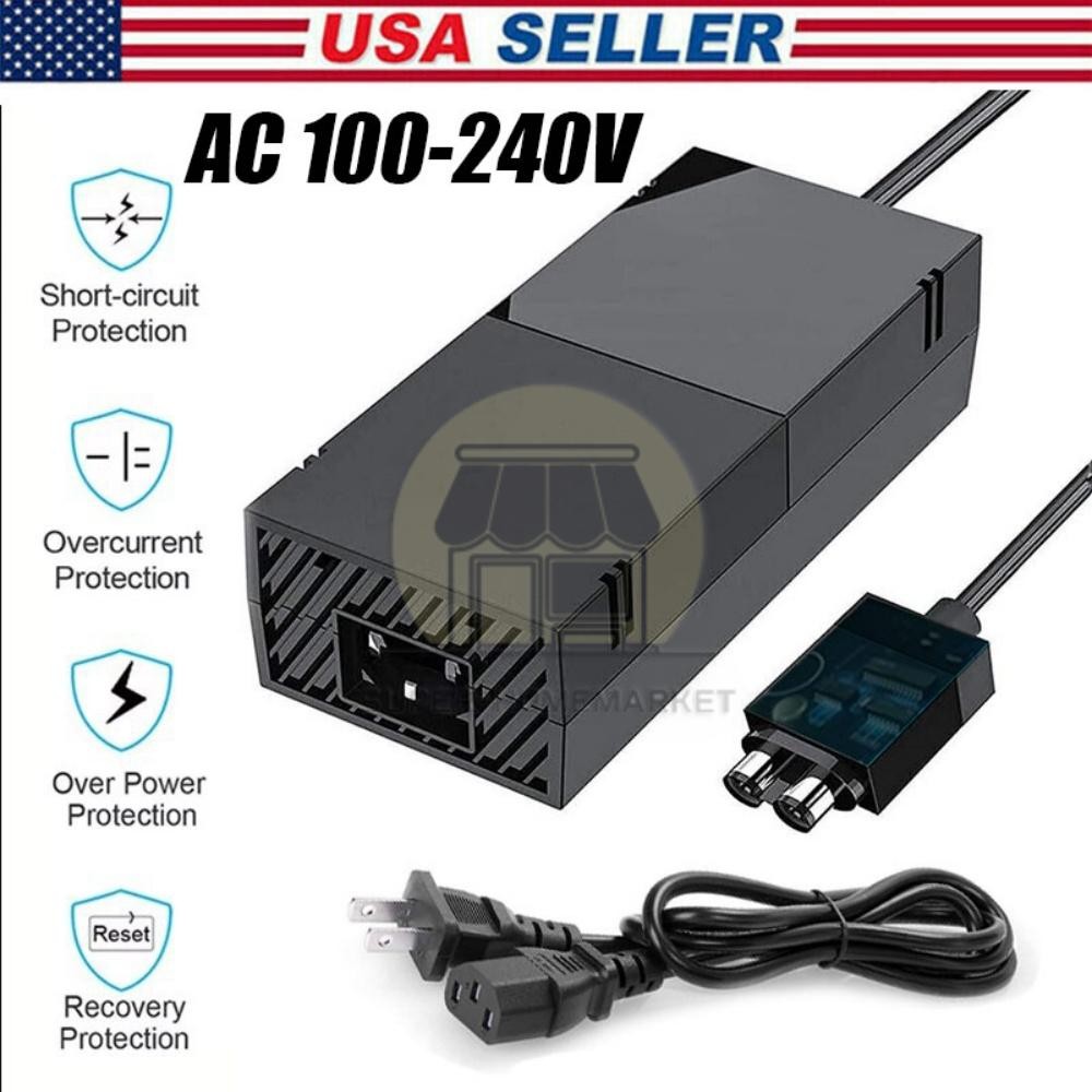2026 For Microsoft Xbox One Console AC Adapter Brick Charger Power Supply Cord
