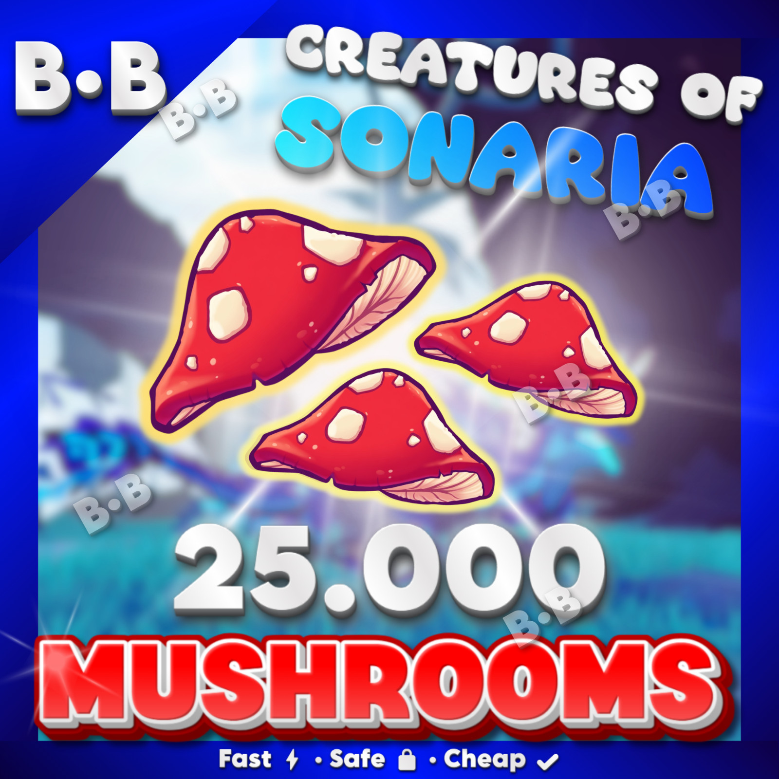 CREATURES OF SONARIA🍄[ 25K – 5M Mushrooms / MUSH]⚡INSTANT DELIVERY・COS⚡ million