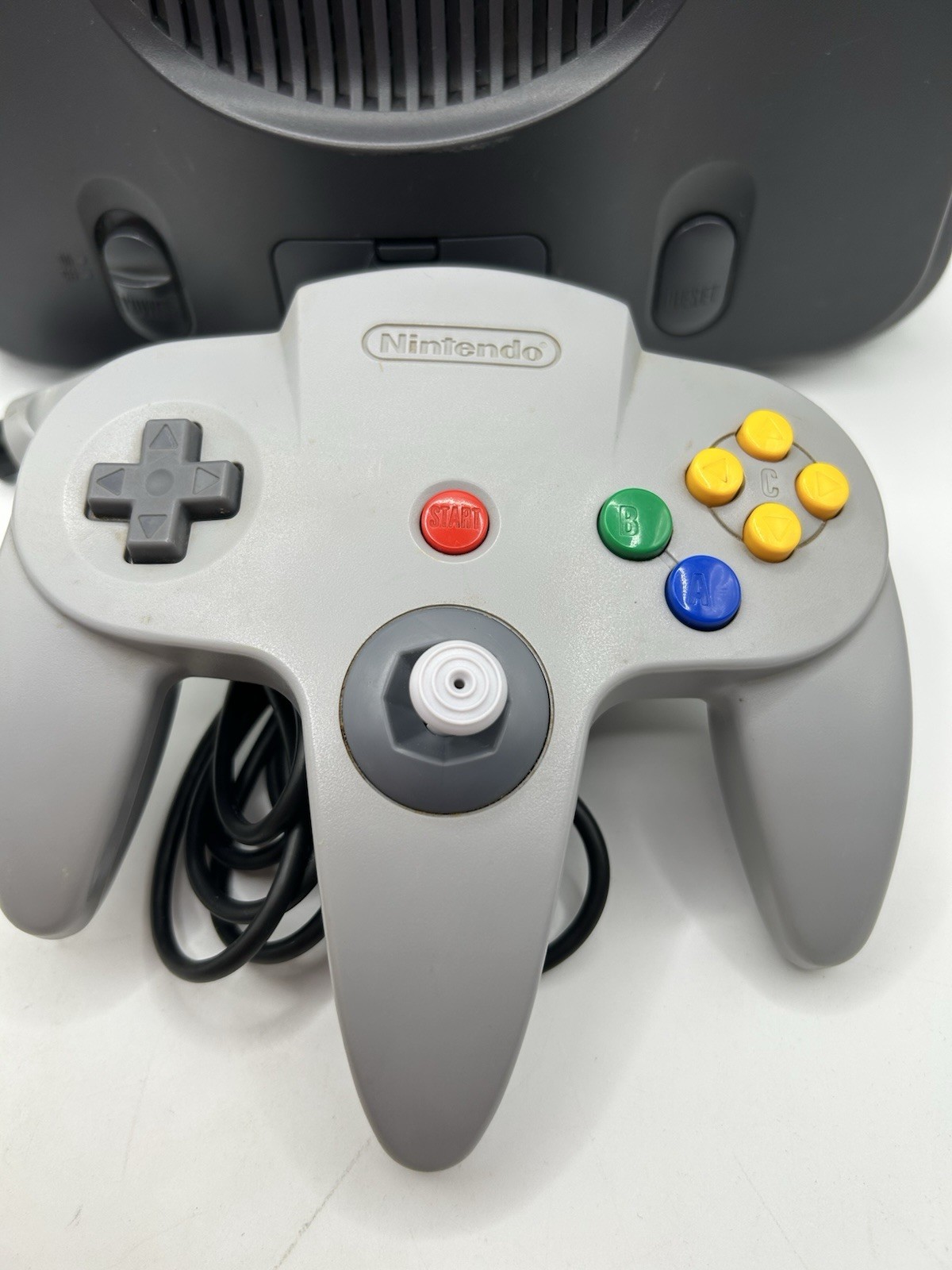 N64 Nintendo 64 Console System Bundle W/ Controller Cables Tested NUS-001