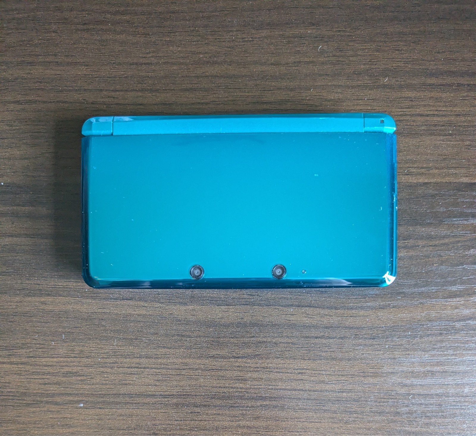 Great condition Nintendo 3DS Handheld System – Aqua Blue (Case and Holder)