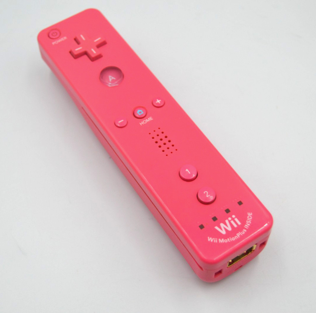 OEM Nintendo Wii Pink Motion Plus Controller RVL-036 VG