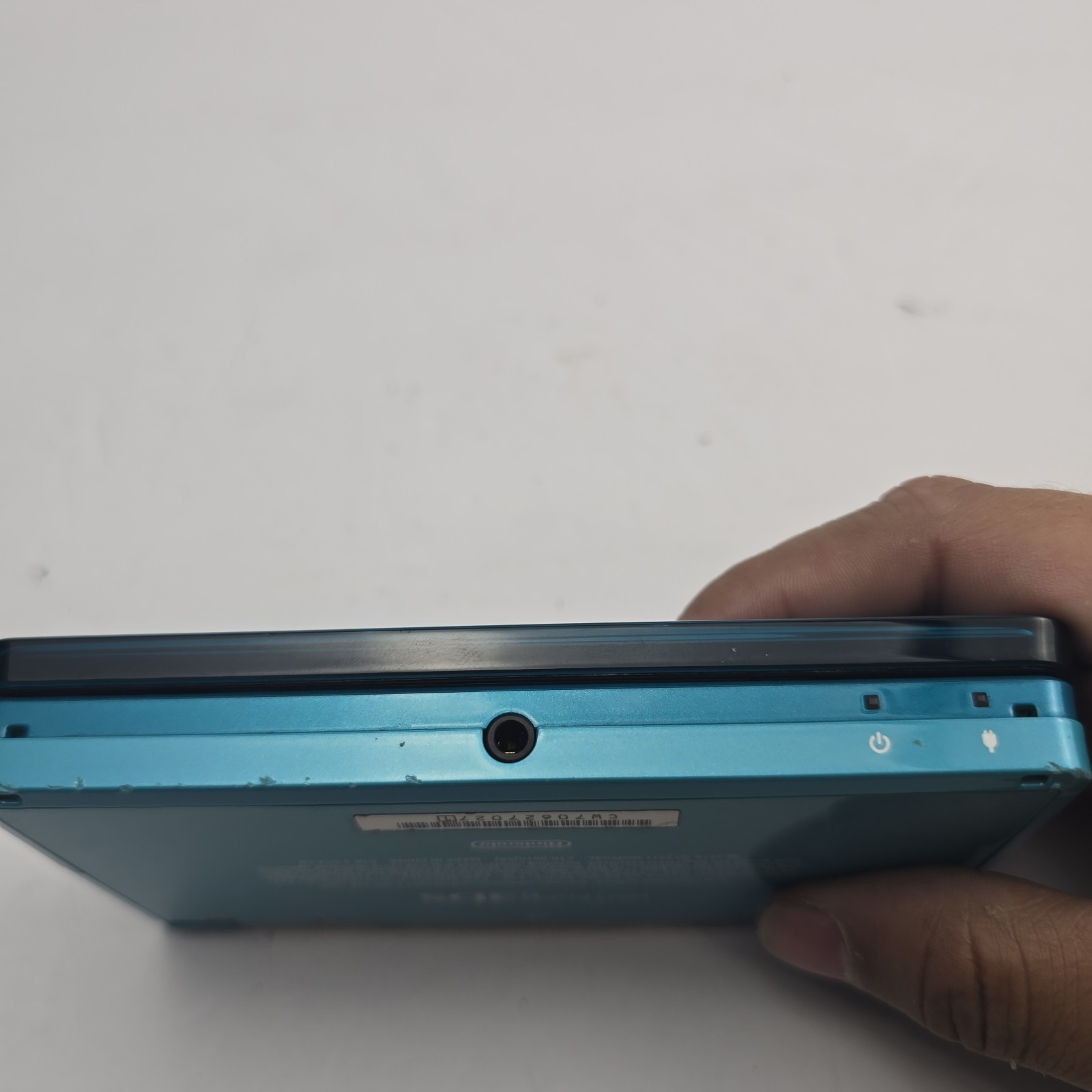 Nintendo 3DS Handheld System Aqua Blue Tested Working Charger No Stylus