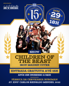 IRON MAIDEN COVER AO VIVO NA CERVEJARIA BURGMAN 🤘 29 DE JUNHO
