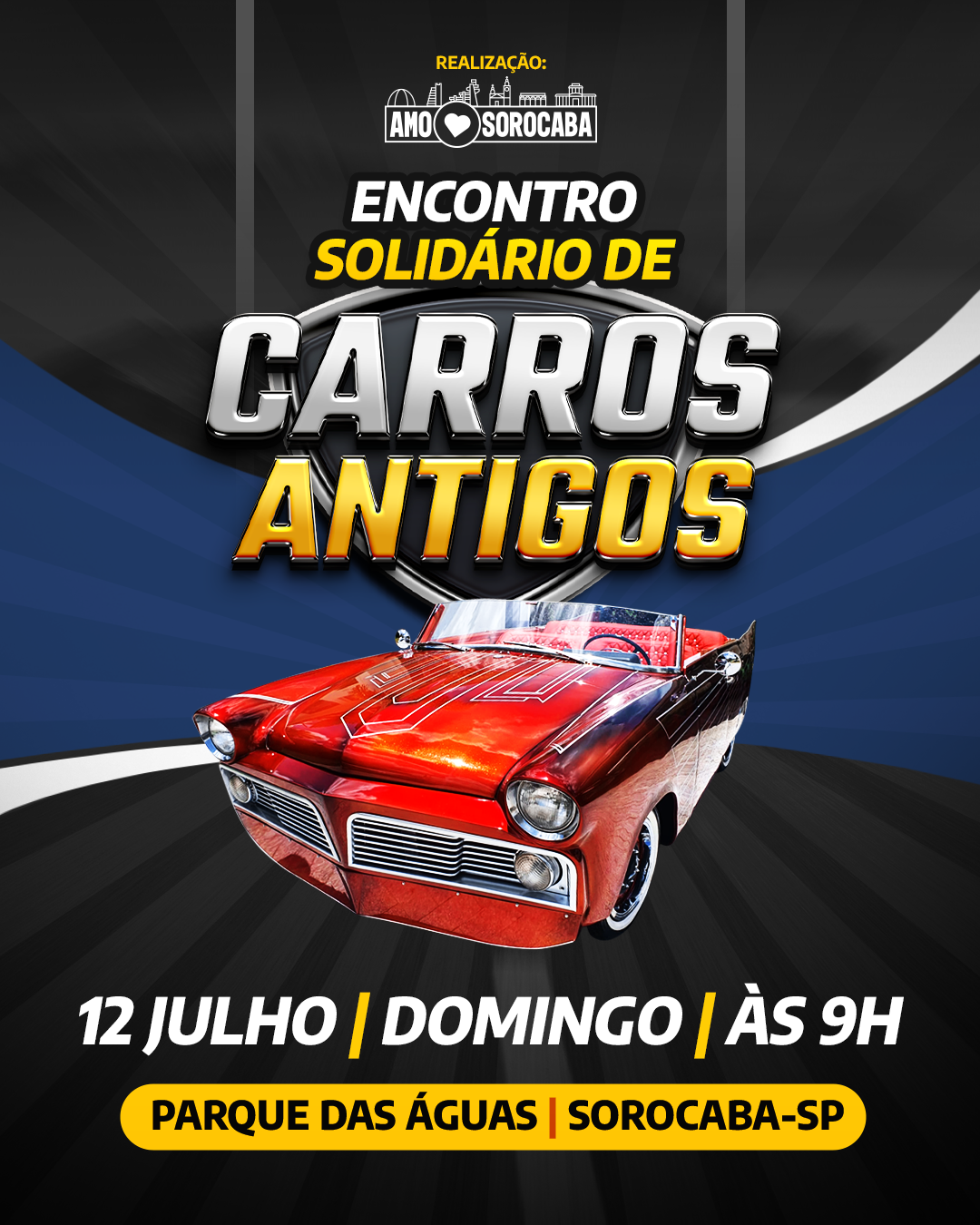 ENCONTRO SOLIDÁRIO DE CARROS ANTIGOS EM SOROCABA 
